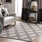 Nuloom Amada Hand Loomed Textured Diamonds Cotton Area Rug 5ft x 8ft SUTN04A-508 - alternate 1